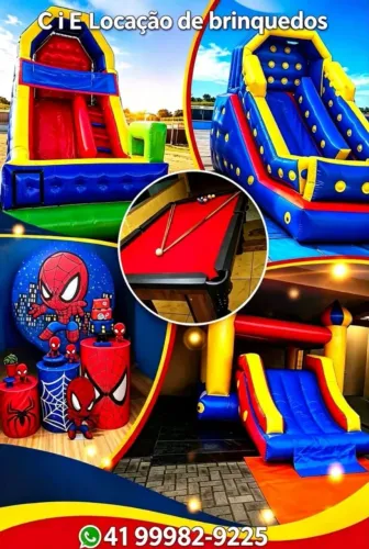 C i E Locação de brinquedos 