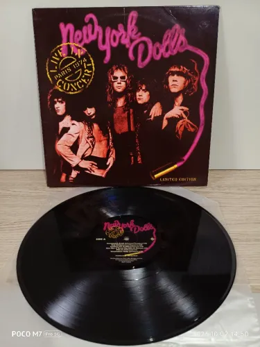 LP New York Dolls. Live Concert Paris 1974