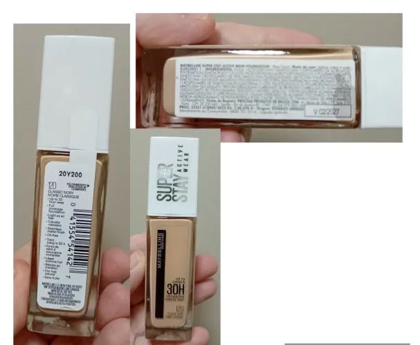 Maybelline Superstay Active Wear 30H 120 Classic Ivory - Base Líquida 30ml
