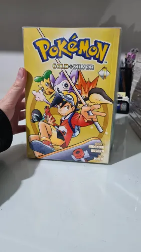 Mangás pokemon Gold e Silver 7 volumes coleção completa, panini