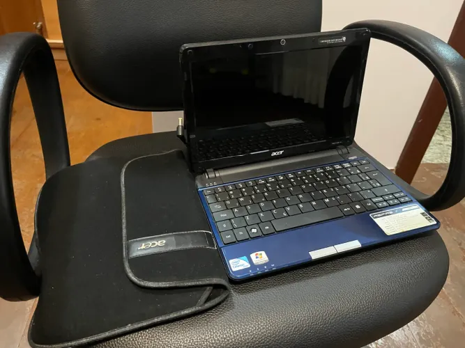 Notebook Acer Aspire Azul (Formatado) + Capa Original e Carregador