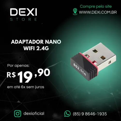 ADAPTADOR NANO WIFI 2.4G