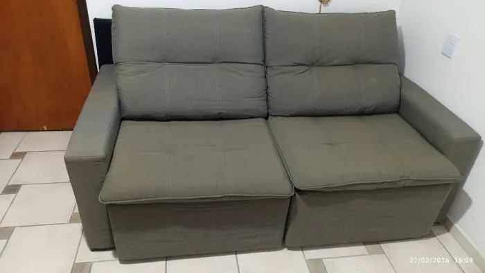 SOFÁ RETRÁTIL E RECLINÁVEL 2 LUGARES OASIS