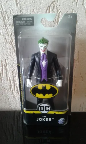 Boneco Coringa Traje Preto 22 cm Colecionável Geek Novo Lacrado