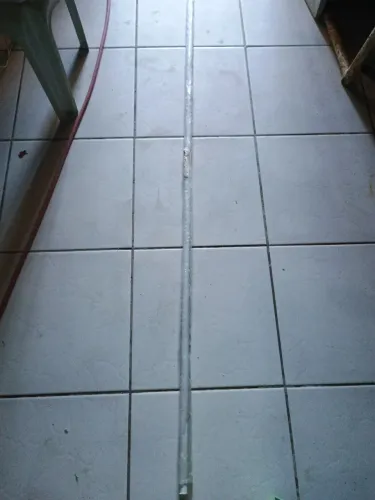 VARÃO BRANCO EM METAL 2M. (NOVÍSSIMO!)