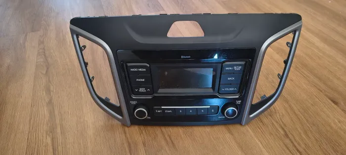 RÁDIO ORIGINAL HYUNDAI CRETA 2017 A 2021 OEM BLUETOOTH COM MOLDURA