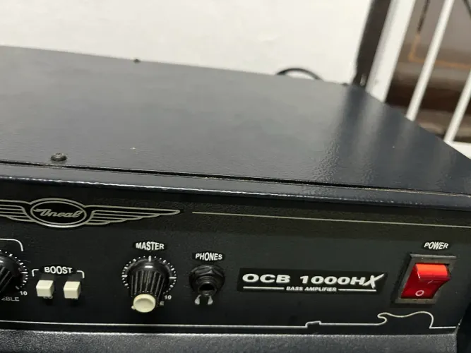 Cabeçote OCB 1000hx mais caixa sub 15 da onel , para contrabaixo, em perfeito estado