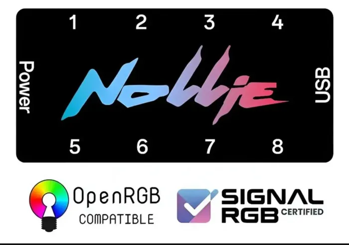 Controladora Argb Nollie 5v 3 Pin - 8 Conectores