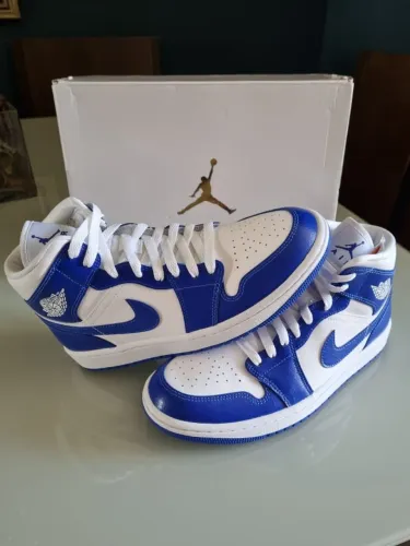 Air Jordan 1 Mid Kentucky Blue 38BR