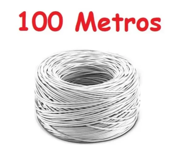 Cabo de Internet rede 100 metros crimpado pronto para uso