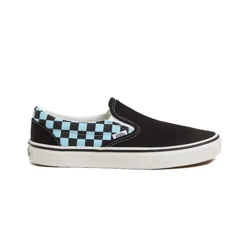 Tênis Vans Classic Slip On Pop Check Crystal Blue Unissex.