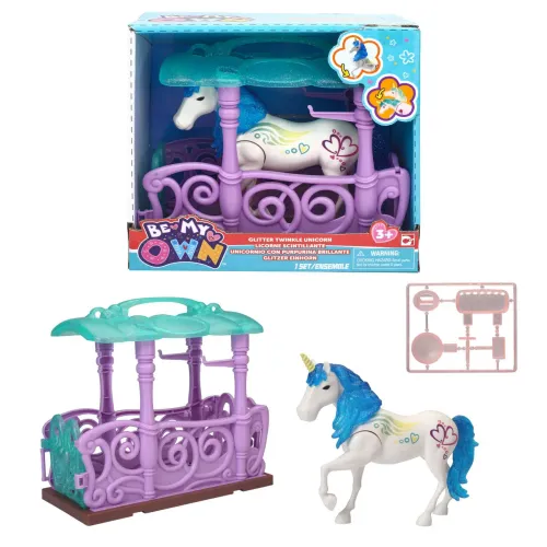 Conjunto de brinquedo unicórnio 