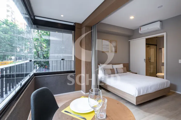 Apartamento para venda em Jardim Paulista com 1 quarto, 38m²