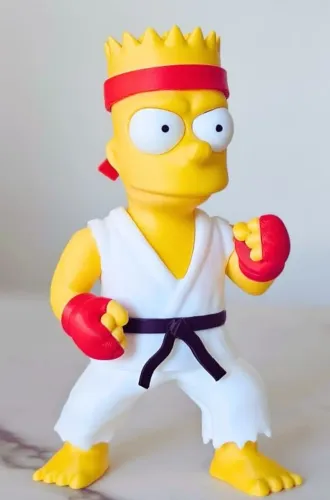Bart Simpson Street Fighter
