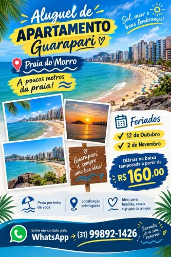 Aluguel Apartamento Praia do Morro Guarapari ES
