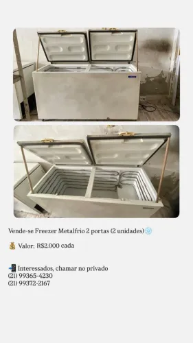 Vendo freezer 2 portas