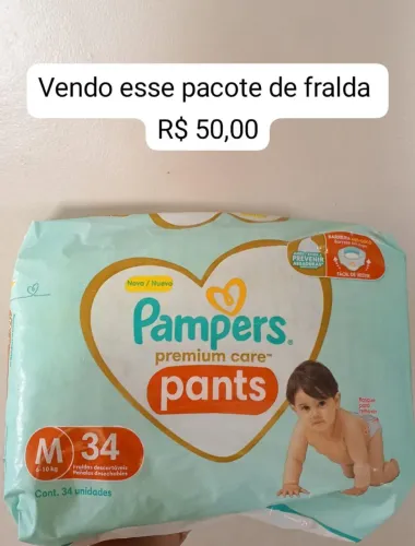Fralda Pampers Premium Care Pants