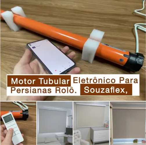 Persianas Motorizadas ( Rolo tubolar )