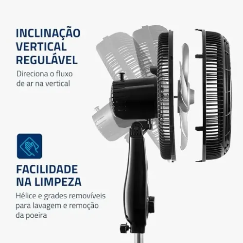 Ventilador de Coluna Mondial Turbo 30cm - NOVO E LACRADO
