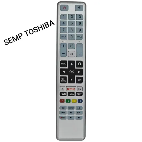 Controle Remoto Para Tv Semp Toshiba Função Netflix Ct 8054 Novo Promoção
