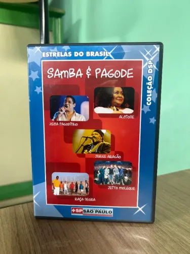 DVD ESTRELAS DO BRASIL SAMBA E PAGODE