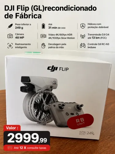 Drone Dji Flip recondicionado de fábrica
