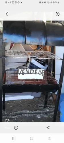 Galeteira a carvão
