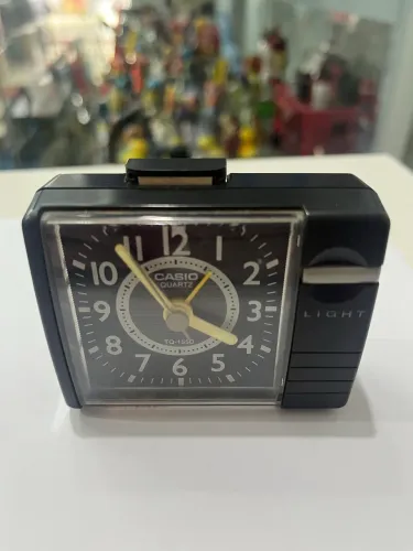 relógio anos 80 despertador analógico Casio Quartz TQ-155D