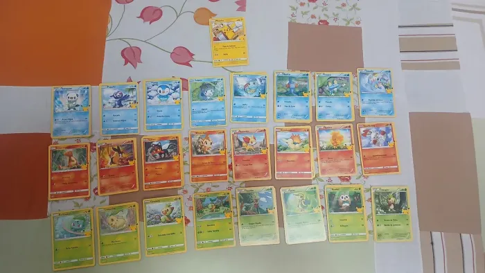 Coleção completa cartas pokemon 25 anos mcdonald's