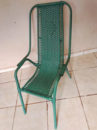 Vendo cadeira de varanda nova na fibra sintética 