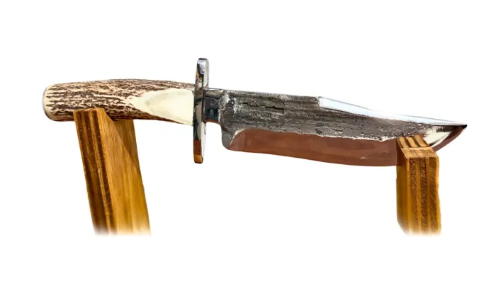 Faca Bowie Artesanal Aço Carbono Brute