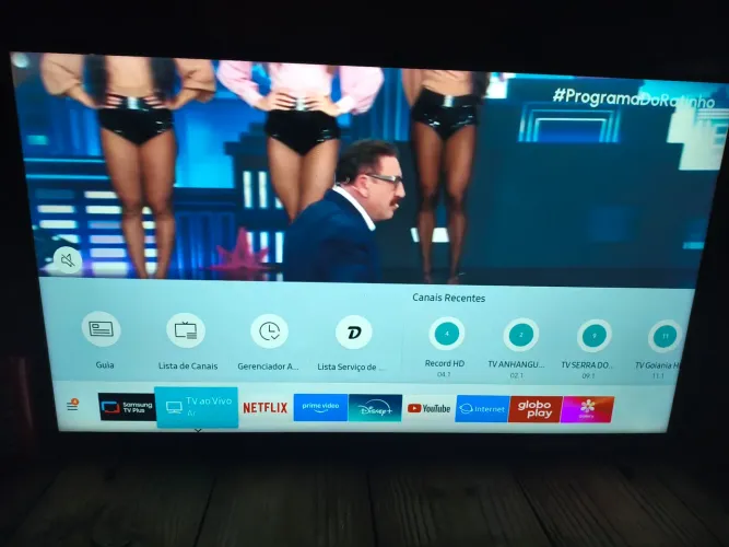 Tv Samsung 55 semi nova .