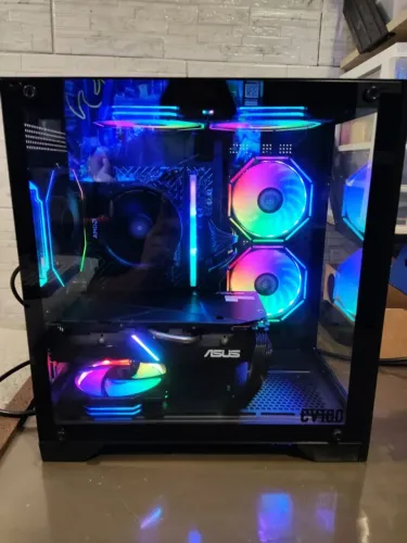 PC computador gamer Ryzen 5 5500 + ASUS RX 5500 XT + 16GB DDR4 + M.2 NVME 512GB