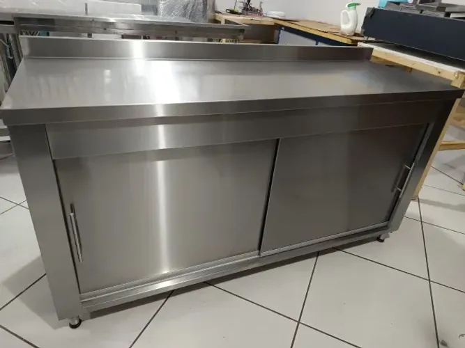 Gabinete industrial em aço inox, com ou sem cuba, Direto da fabrica, Faça um orçamento.