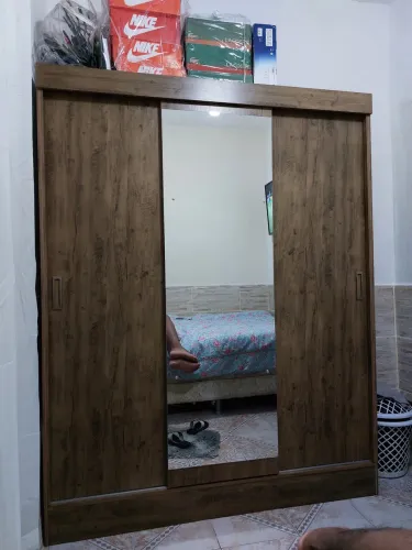 Guarda Roupa Solteiro Espelhado