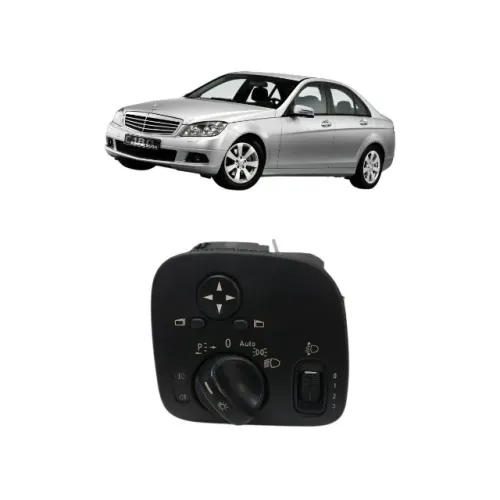 Chave de Luz do Farol da Mercedes - Benz C180 Kompressor 2000 a 2007 Whats 62 9 *
