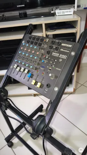 Mesa de som 6 canais stereo