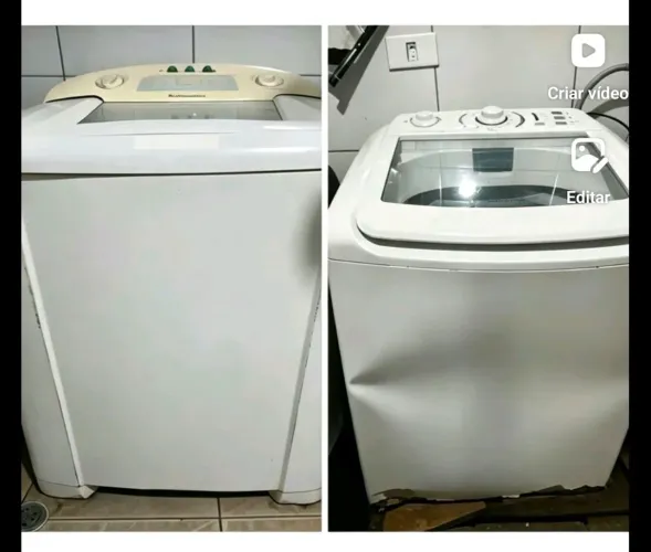 2 Máquinas de lavar com defeito