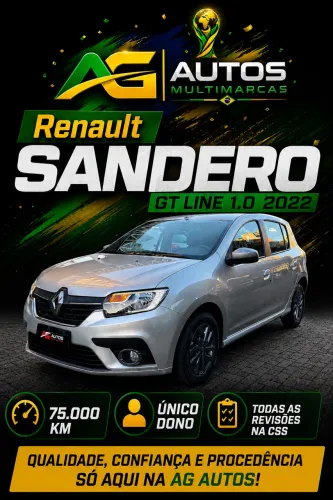 Renault Sandero GT Line Flex 1.0 12V 5P 2022