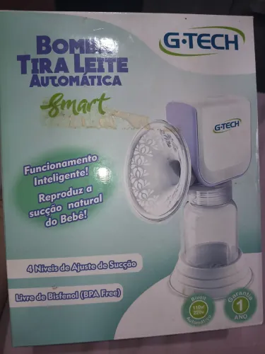 Bomba de tirar leite super conservada pouco tempo de uso