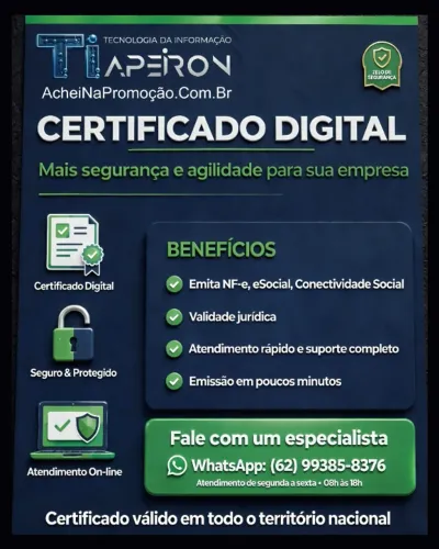 CERTIFICADO DIGITAL PJ A1 A3 E PF