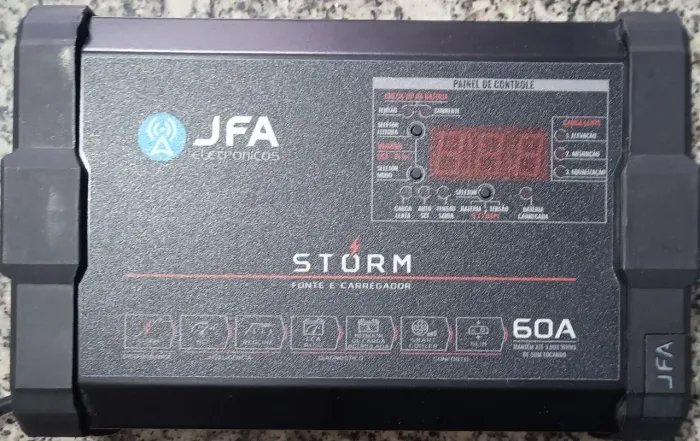Fonte e Carregador Automotiva JFA Storm 60a