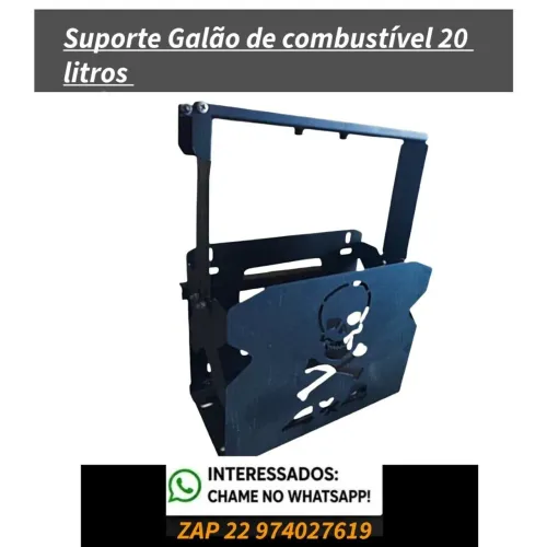 Suporte galão aço
