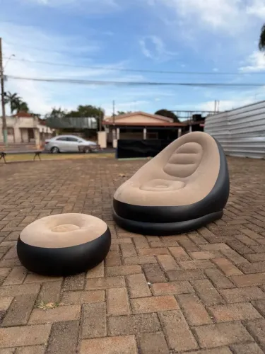 PUFF GIGANTE inflável Super Confortável e Macio