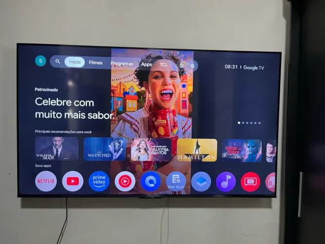 TV smart TCL 55 polegadas LED 4k