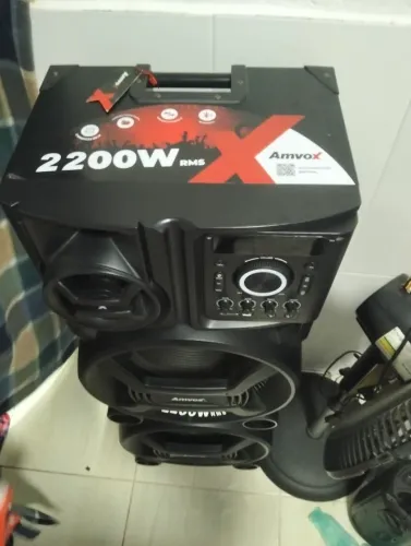 Caixa de som amvox 2200w