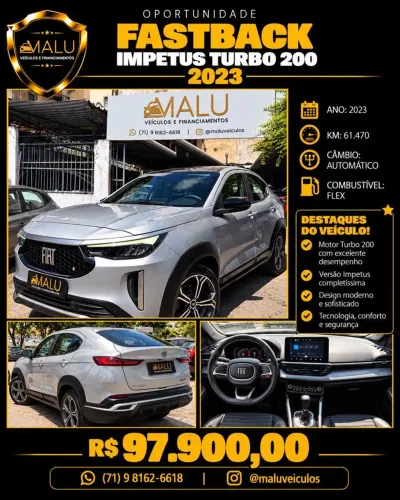 Fiat Fastback Impetus 1.0 200 T. Flex AUT 2023