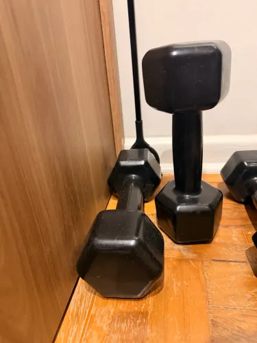 Par de halteres emborrachados 7kg