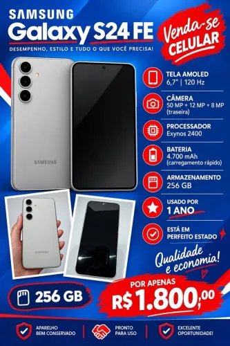 Celular Samsung S24 fe