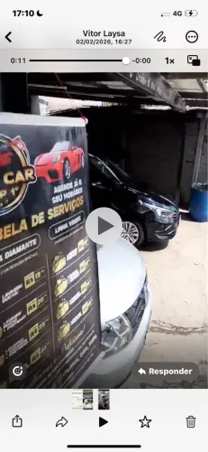 Vende se um lava rápido completo 